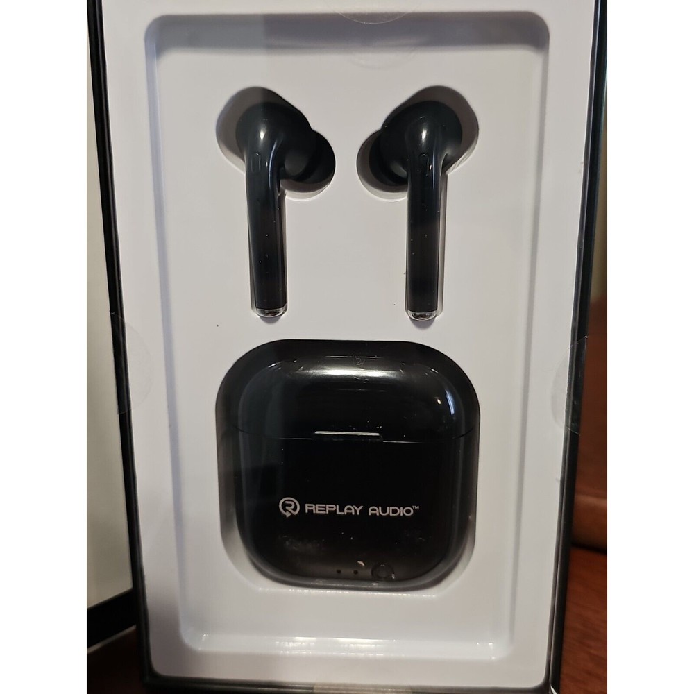 True Wireless Earbuds with Charging Case Bluetooth Pro 2 Replay Audio - New